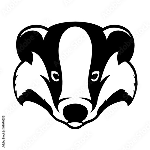 badger logo design template inspiration, vector illustration