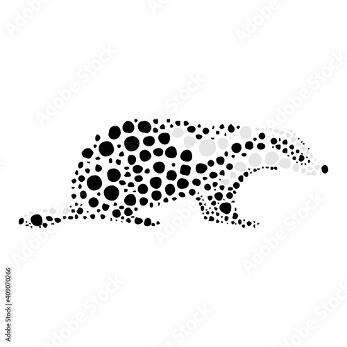 badger logo design template inspiration, vector illustration