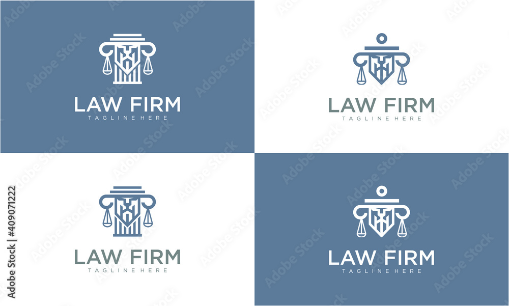 Creative monogram logo template Creative monogram logo template