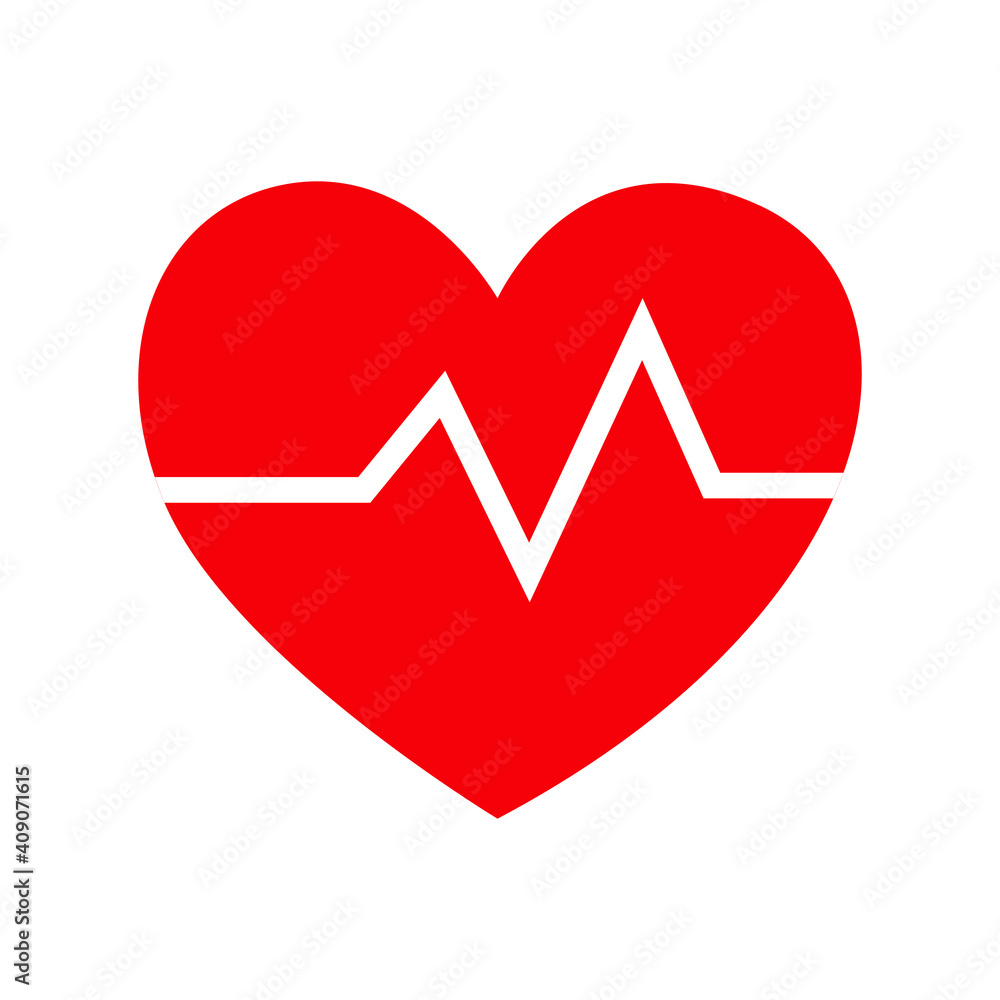 Abstract heart shape for valentine. Vector illustration. Red heart outline icon in flat style. The heart as a symbol of love. Abstract heart shape for valentine. Vector illustration. Red heart outline icon in flat style. The heart as a symbol of love.