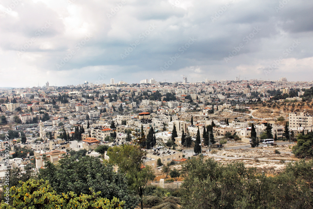 Panoramablick über Jerusalem (Israel)