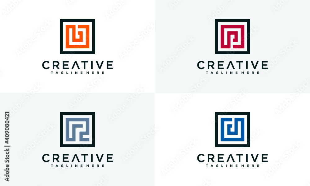 creative monogram logo design creative monogram logo design