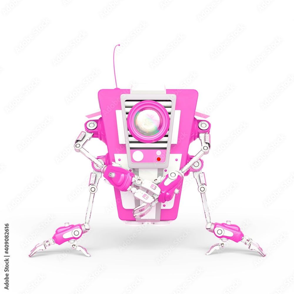 floating robot is standing hand pose floating robot is standing hand pose
