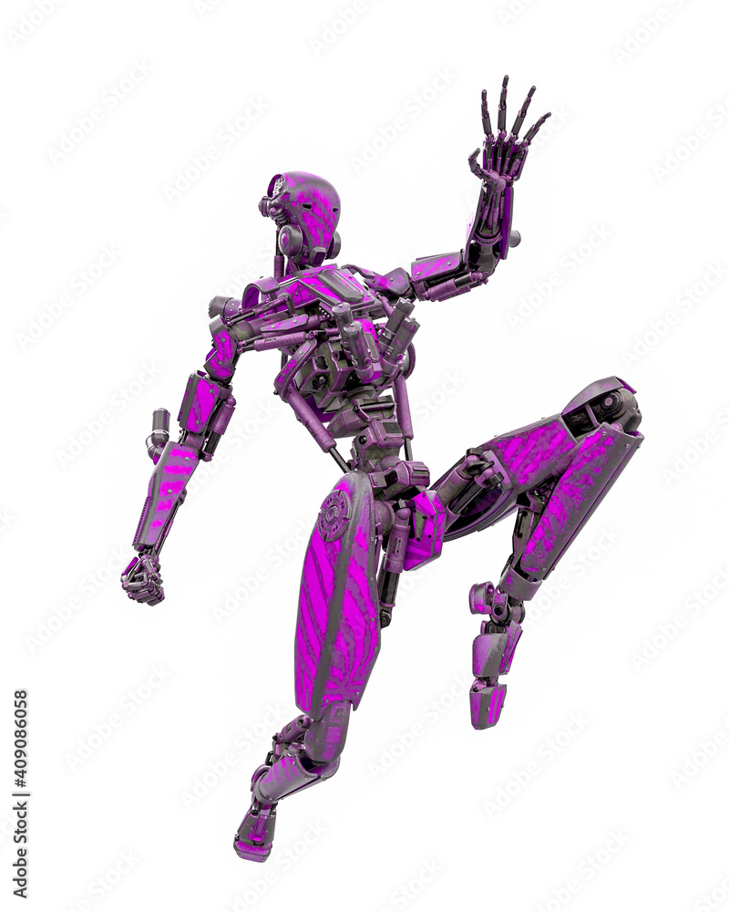 mega drone soldier robot in action mega drone soldier robot in action
