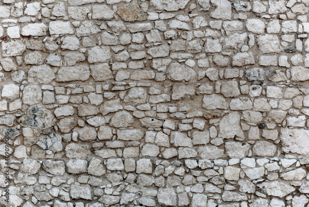 Background of traditional old brown brick wall texture