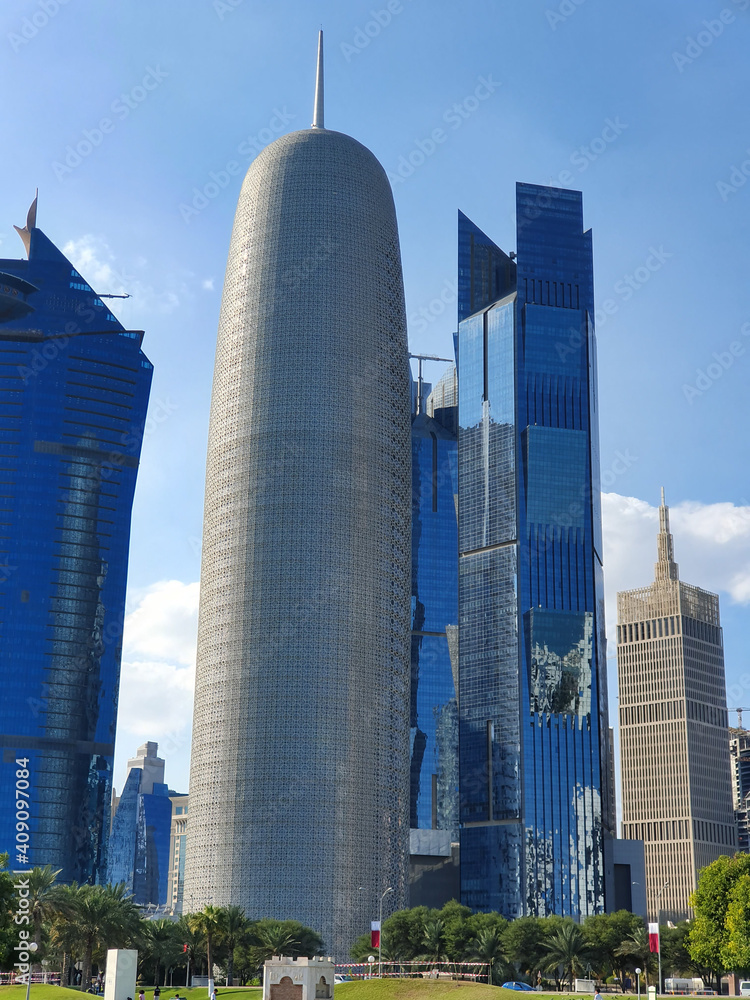 Fototapeta premium grattacieli in qatar