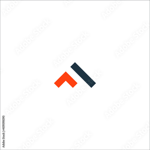 modern geometric simple logo design initiasl branding ,icon. vector ilustration . photo