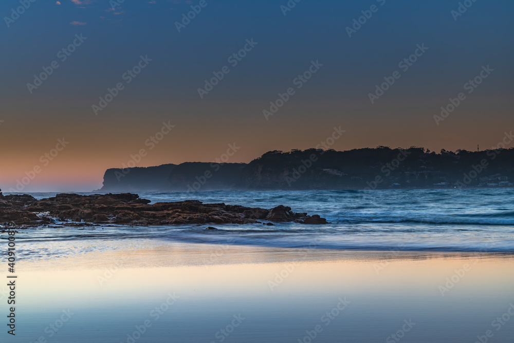 Early Morning Seascape at the Beach