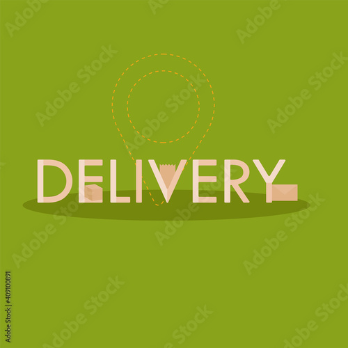 Delivery letter green