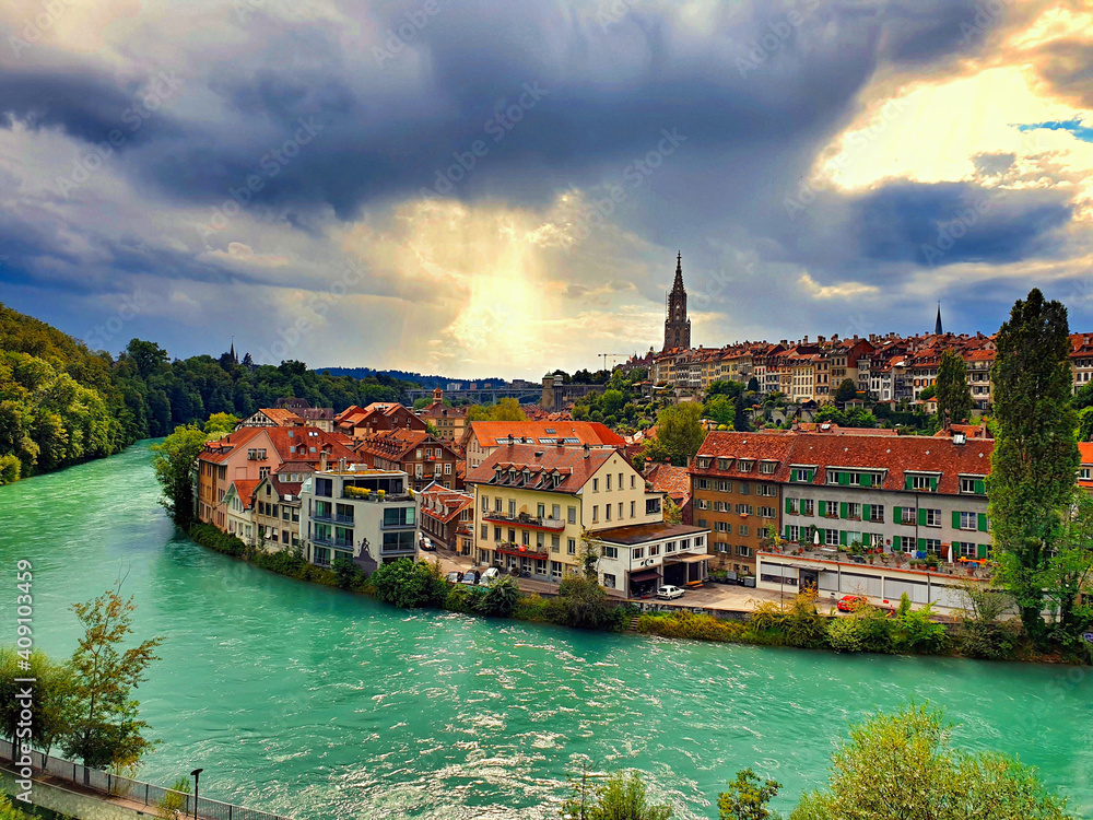 the beautiful city of Bern in Switzerland