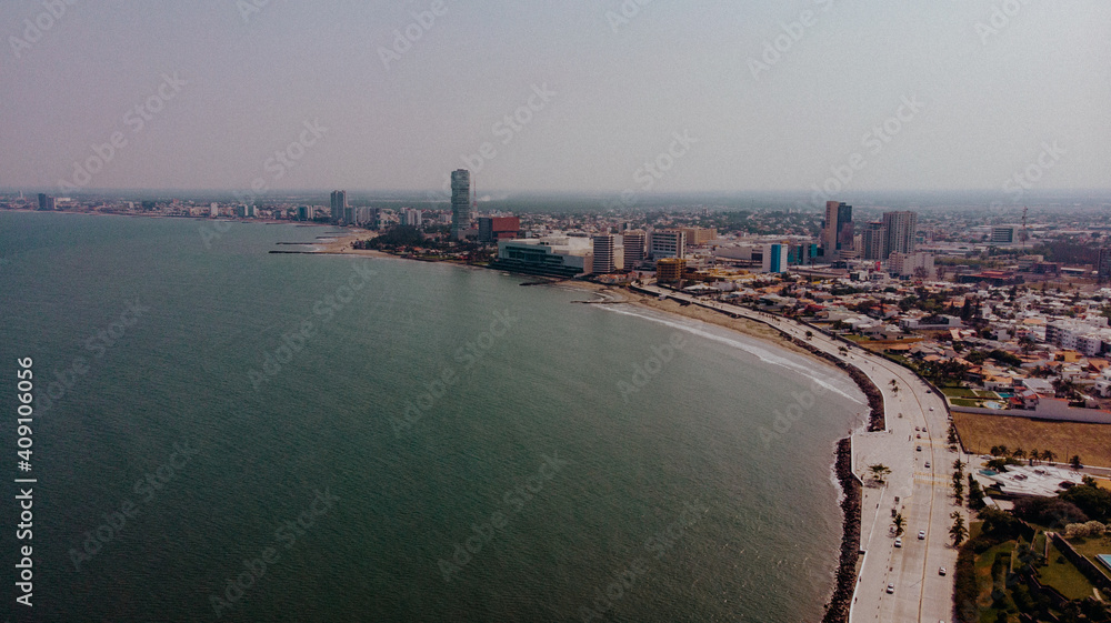 ciudad de veracruz drone aereas