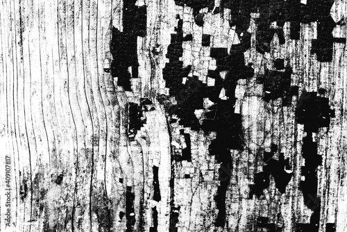 Wallpaper Mural Wooden texture with scratches and cracks. It can be used as a background Torontodigital.ca