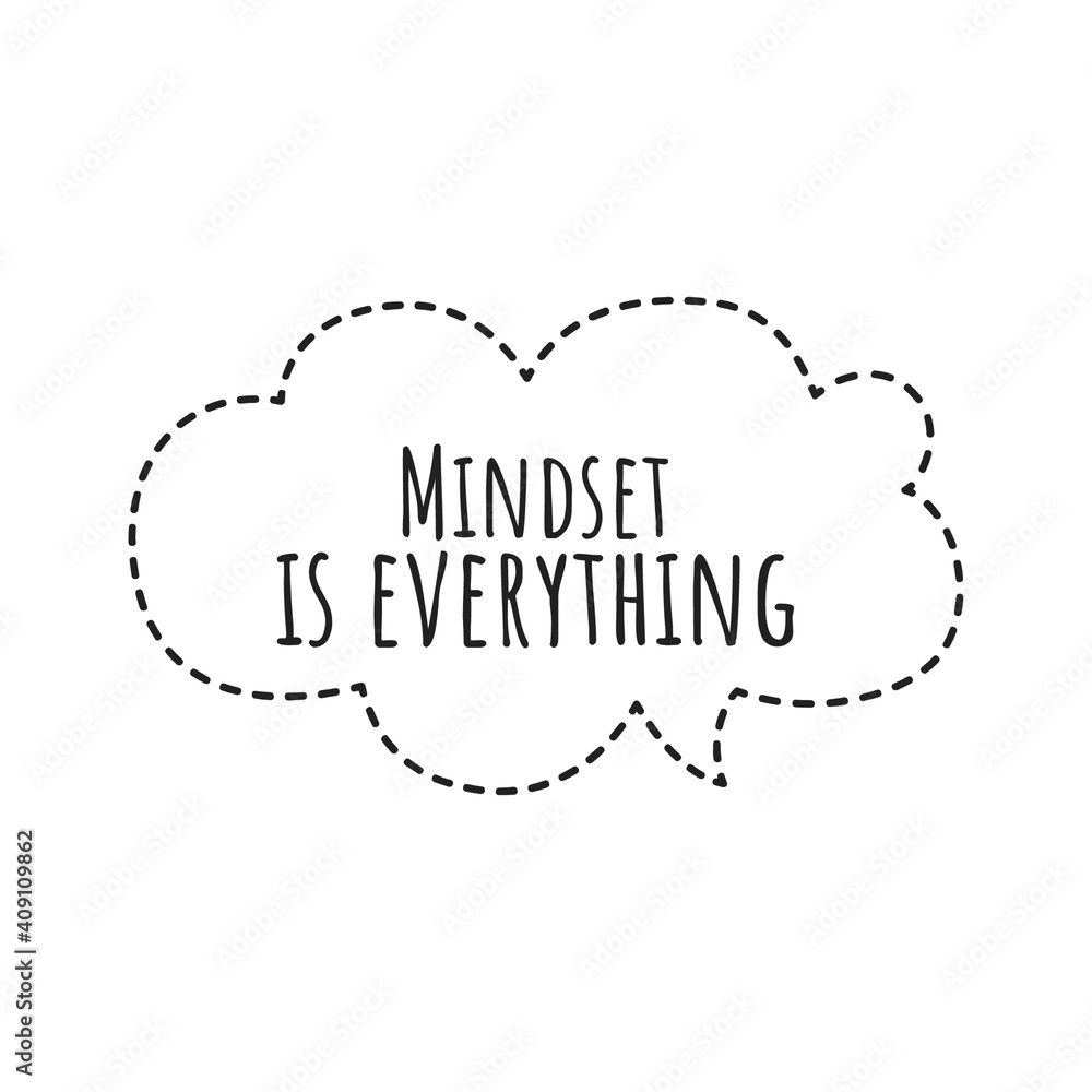 ''Mindset is everything'' Lettering ''Mindset is everything'' Lettering