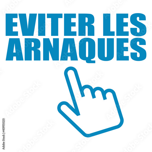 Logo éviter les arnaques.