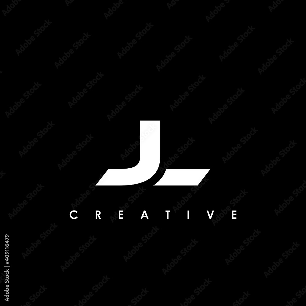 JL Letter Initial Logo Design Template Vector Illustration Stock Vector ...