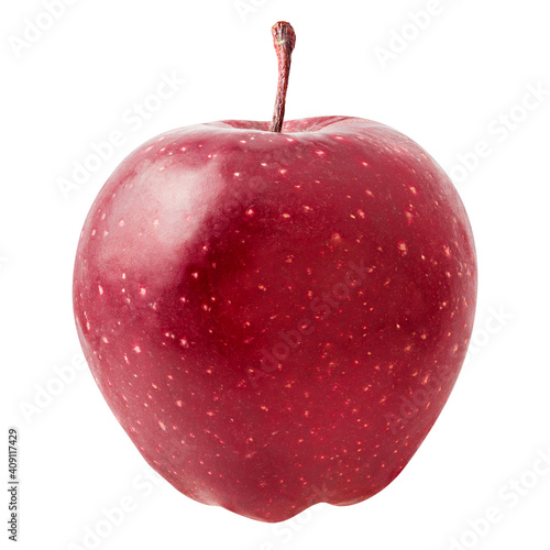 Red apple isolated on white background