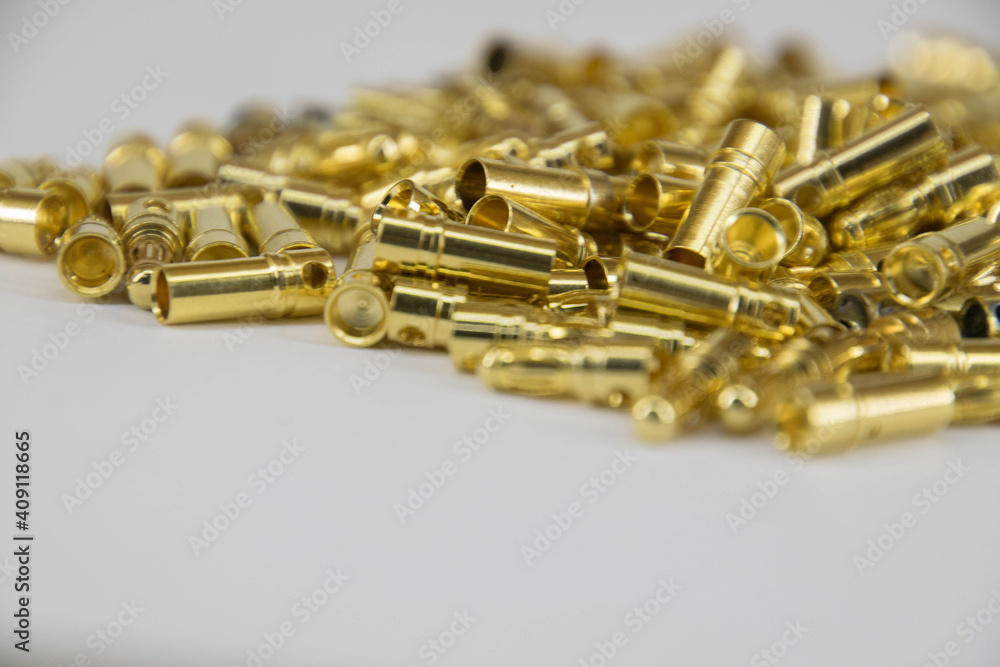 Fototapeta premium Banana bullet connector plug