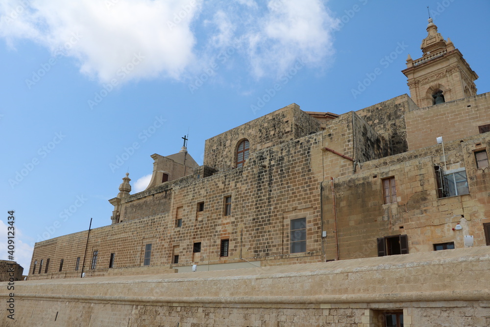 The old Castello Il-Kastell in Victoria Rabat, Gozo Malta