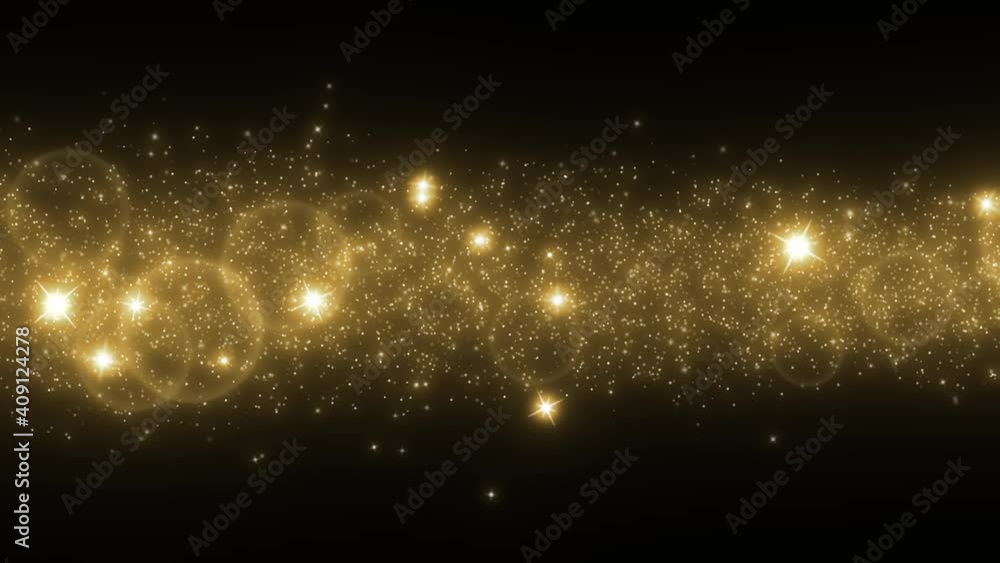 キラキラパーティクルアニメーション