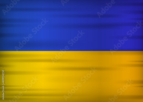 Ukraine flag realistic flag. Made in Ukraine. Vector illustration.