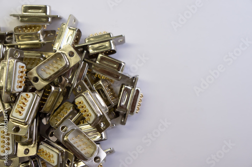 Wallpaper Mural D-Subコネクタの素材　ケーブル加工 Torontodigital.ca