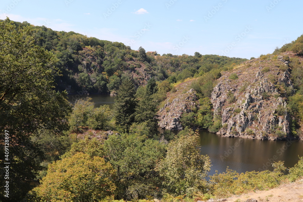 Nouvelle-Aquitaine - Limousin - Creuse - Crozant - Jonction entre la Sédelle et la Creuse