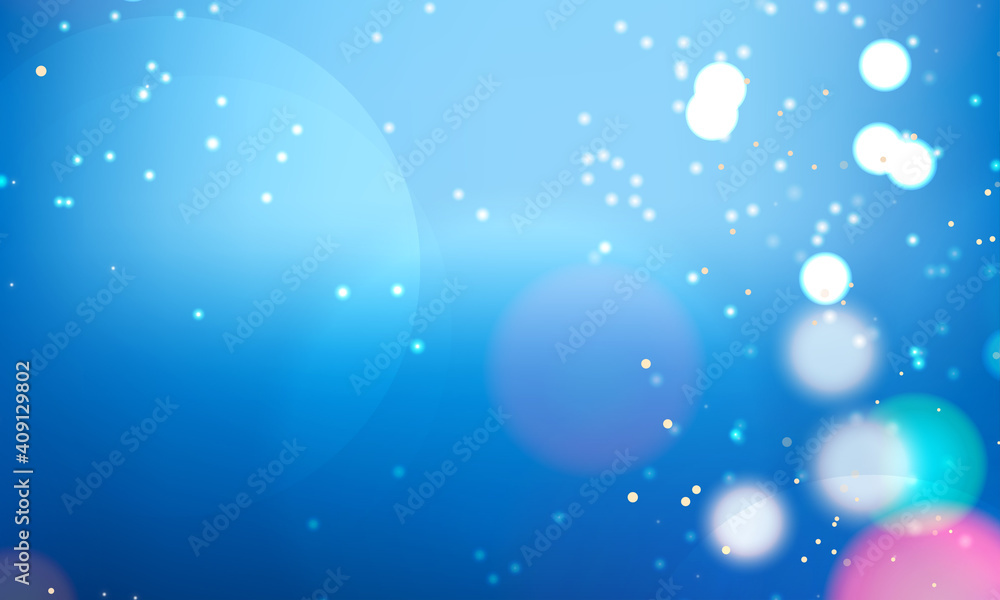 Fototapeta premium Abstract shiny blurred lights background stock illustration