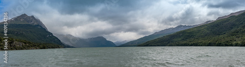 Landscape at Lake Acigami in Tierra del Fuego National Park, Argentina