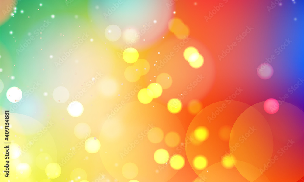 Obraz premium Abstract shiny blurred lights background stock illustration