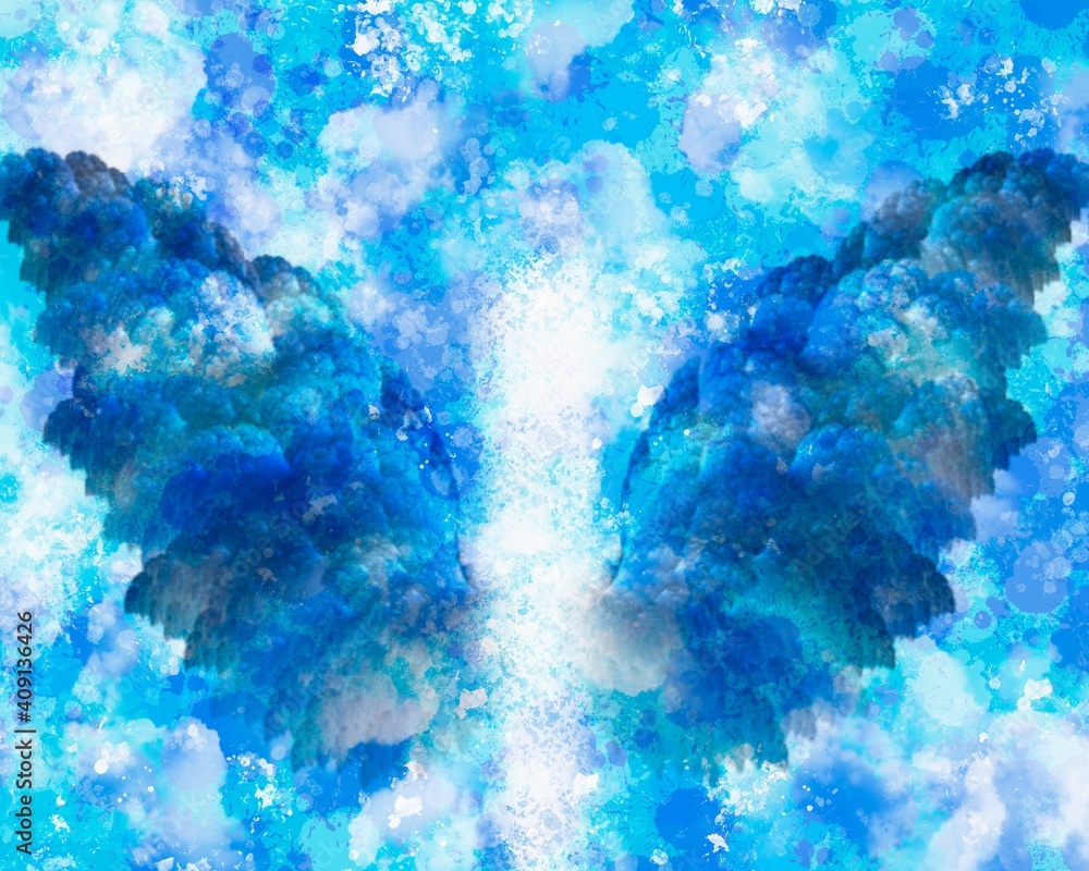Fototapeta premium Butterfly Sky Abstract