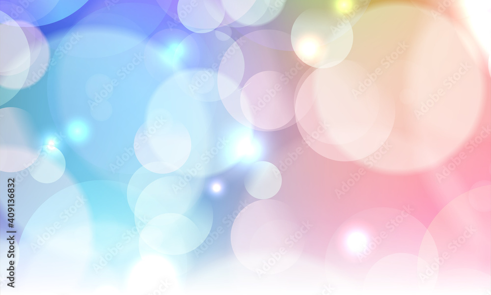 Obraz premium Abstract shiny blurred lights background stock illustration