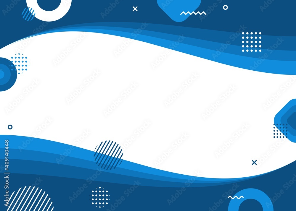 Blue abstract background template. Easy to edit with vector file. Can ...