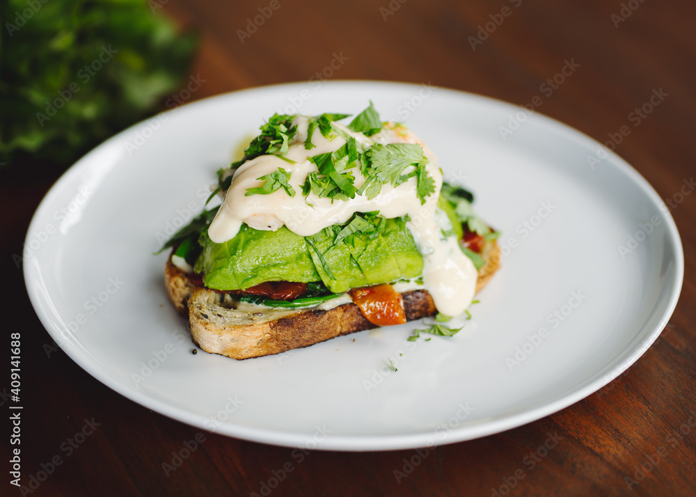 Shrimps avocado toast Shrimps avocado toast