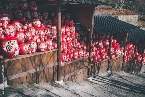 勝尾寺のダルマ（大阪府箕面市）