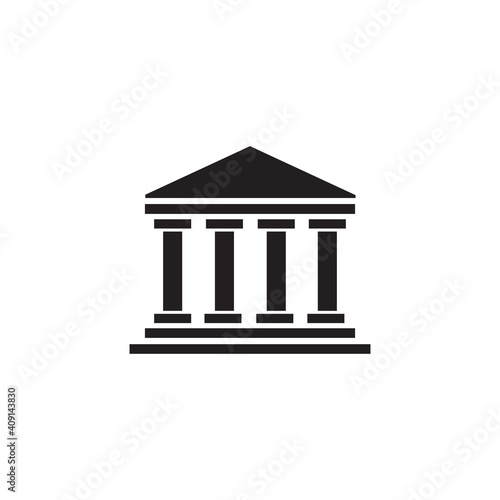 courthouse icon symbol sign vector