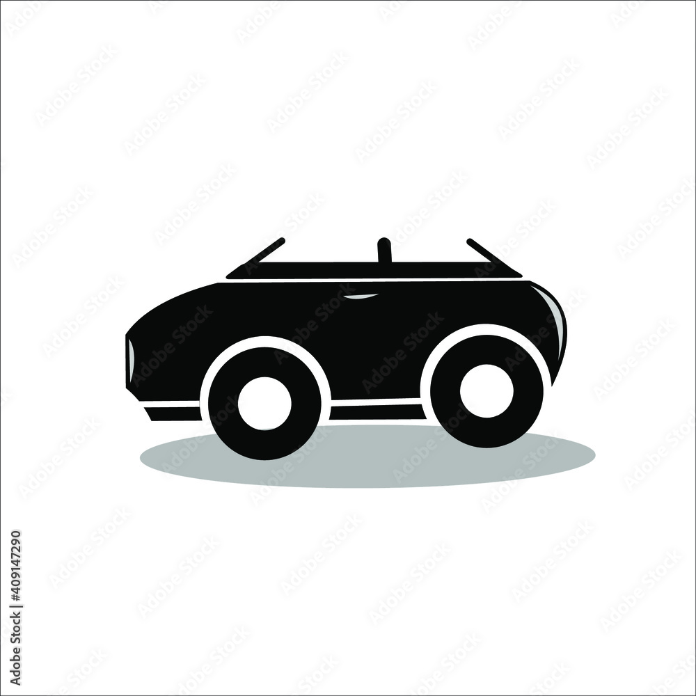 car in flat trendy style, isolated. Car icon background for your website design logo, app, UI. Vector icon illustration, EPS10.