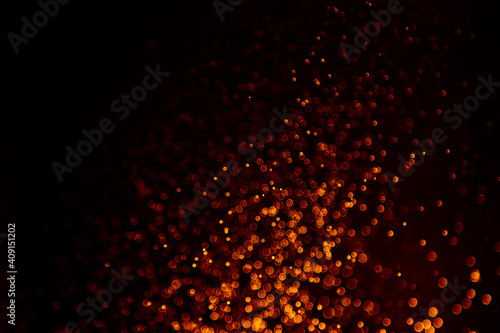 Beautiful abstract red bokeh
