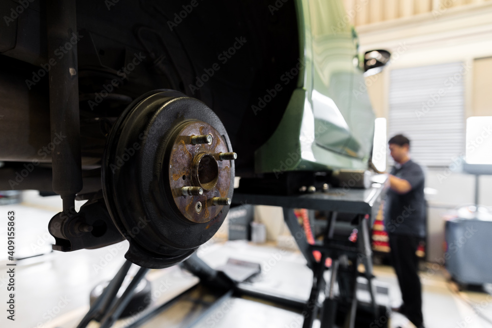 Obraz premium car repair and service center