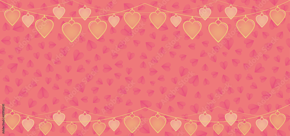 Beautiful Vector background for Happy Valentine's Day, Women's Day, Mother's Day, and birthday greeting card design with heart ornaments Beautiful Vector background for Happy Valentine's Day, Women's Day, Mother's Day, and birthday greeting card design with heart ornaments