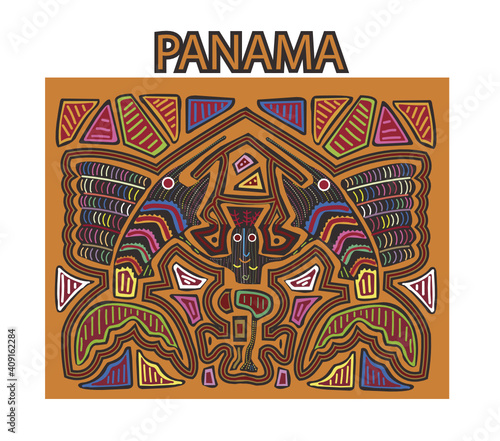 Mola kuna de panama sanblas guna yala