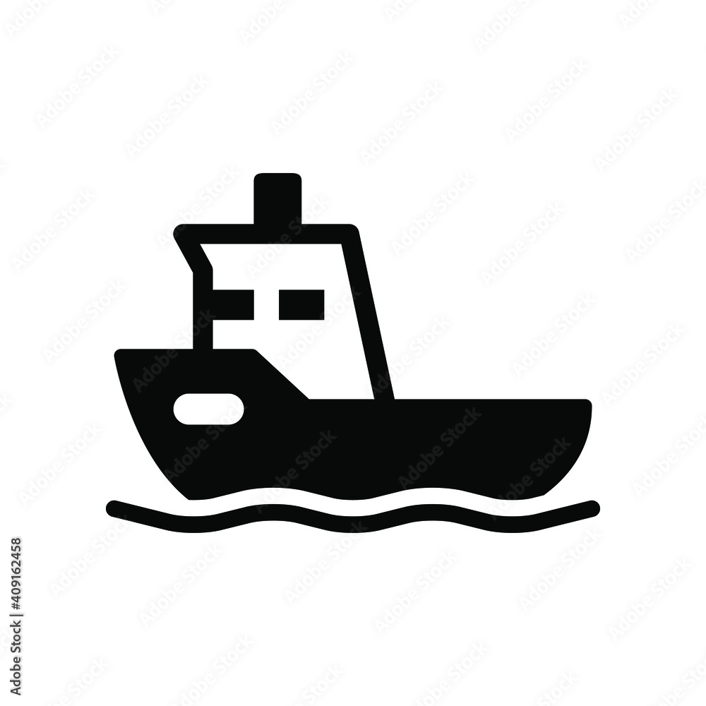 Ship icon vector graphic illustration Ship icon vector graphic illustration