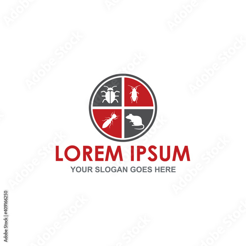 pest control vector , exterminator logo