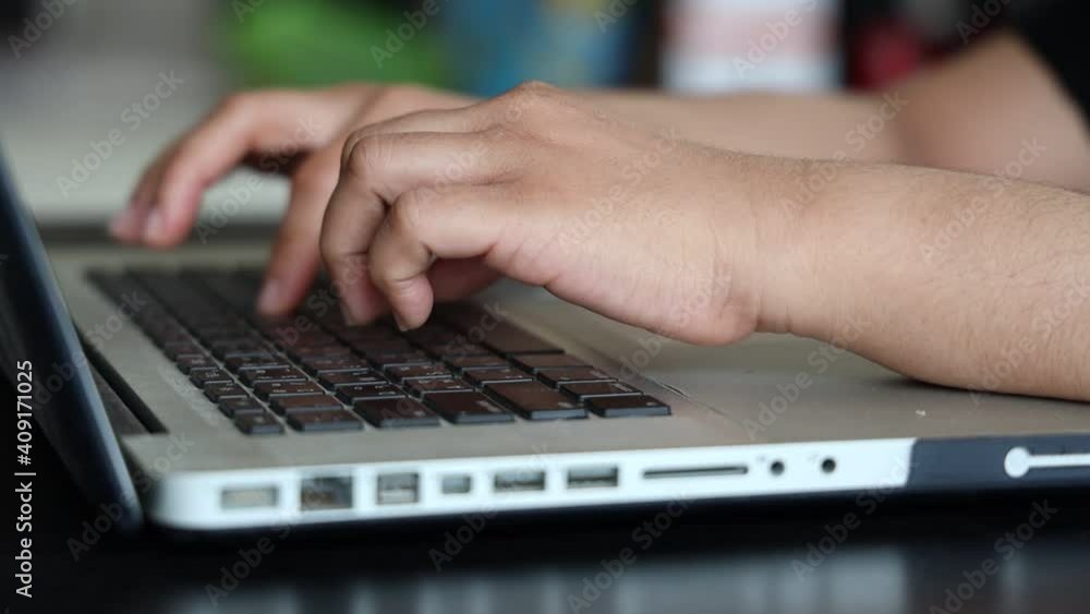 Female hands of business woman professional user worker using typing on laptop notebook keyboard sit at home office desk working online with pc software apps technology concept, close up side view Female hands of business woman professional user worker using typing on laptop notebook keyboard sit at home office desk working online with pc software apps technology concept, close up side view