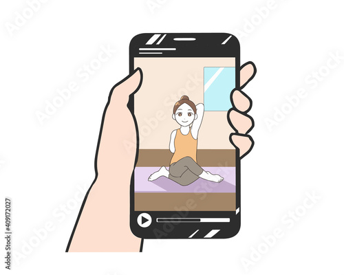 スマホ　ヨガ　動画
