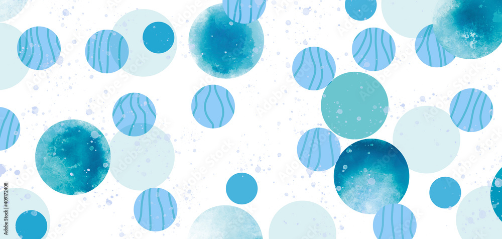 Circle pattern background .Blue shades Circle pattern background .Blue shades