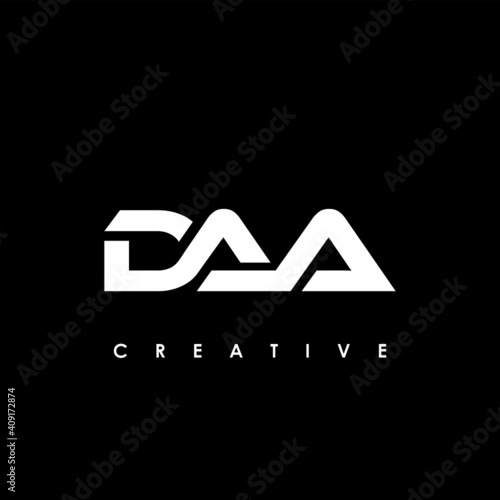 DAA Letter Initial Logo Design Template Vector Illustration