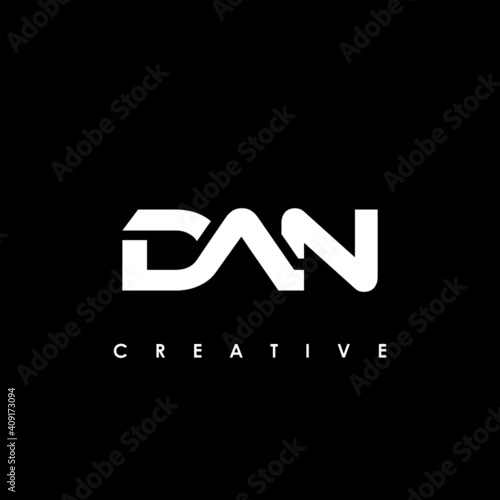 DAN Letter Initial Logo Design Template Vector Illustration
