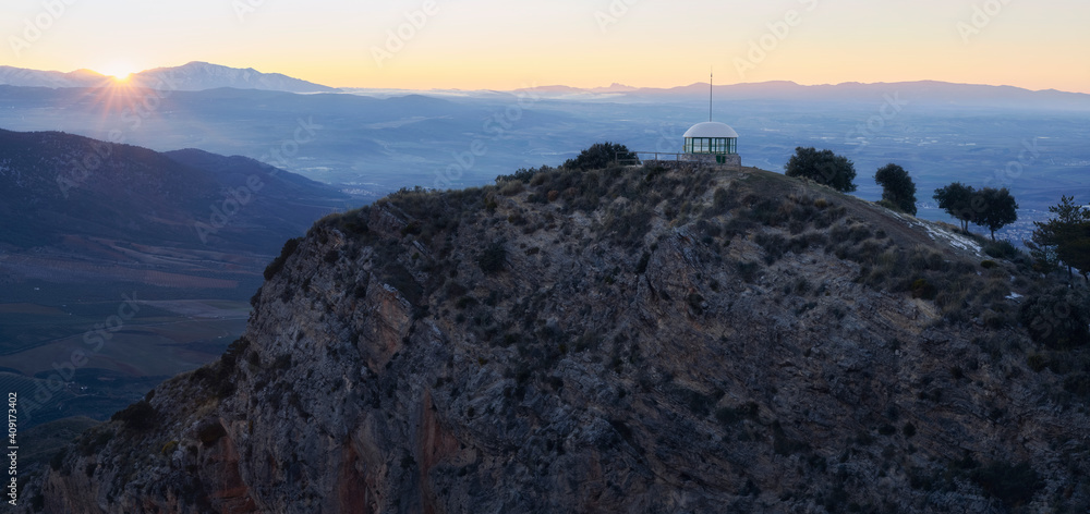 Photograph of a mountain hut in Cumbres Verdes, Sierra Nevada, Granada, Spain Photograph of a mountain hut in Cumbres Verdes, Sierra Nevada, Granada, Spain