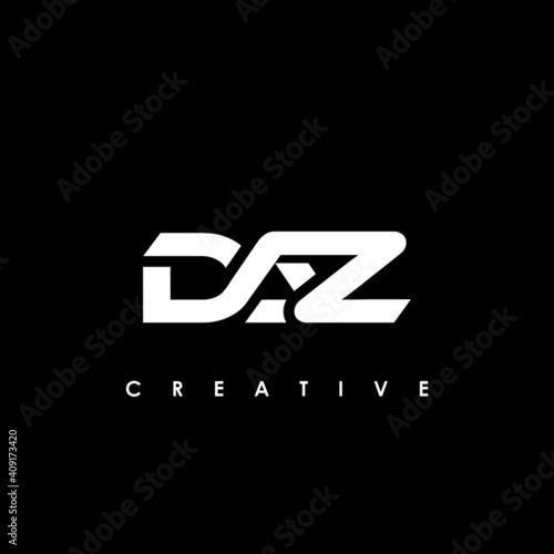 DAZ Letter Initial Logo Design Template Vector Illustration