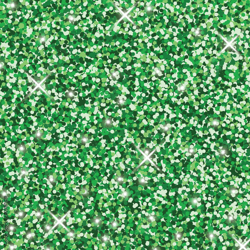 Glitter - shiny green gold background